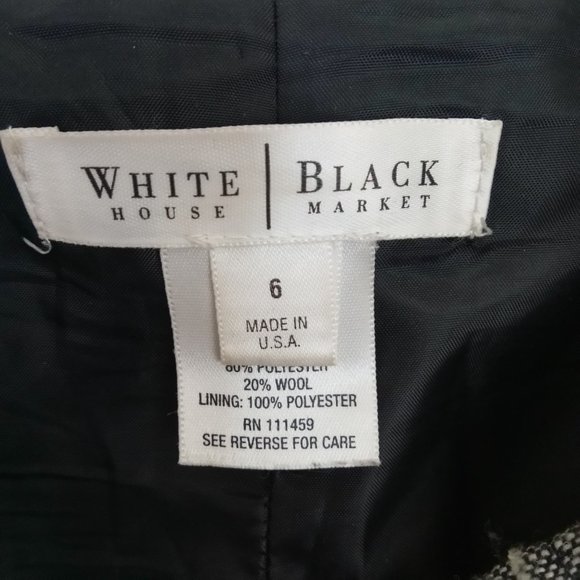 White House Black Market Wool Blend Tweed Suit Set - Picture 16 of 16